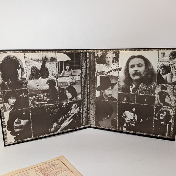 Vintage Crosby Stills Nash & Young Déjà Vu Vinyl LP SD 7200 Atlantic Records - Picture 12 of 12